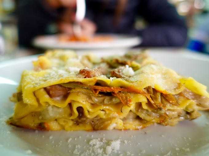 Lasagna, Da Enzo, Trastevere, Rome