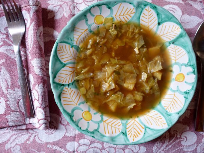 Cabbage and Potato Soup Elizabeth Minchilli