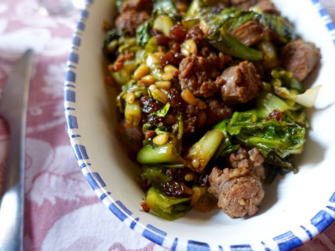 Sausage and Escarole Elizabeth Minchilli