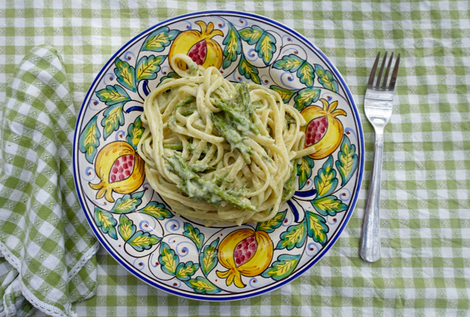 Wild Asparagus Pasta Elizabeth Minchilli