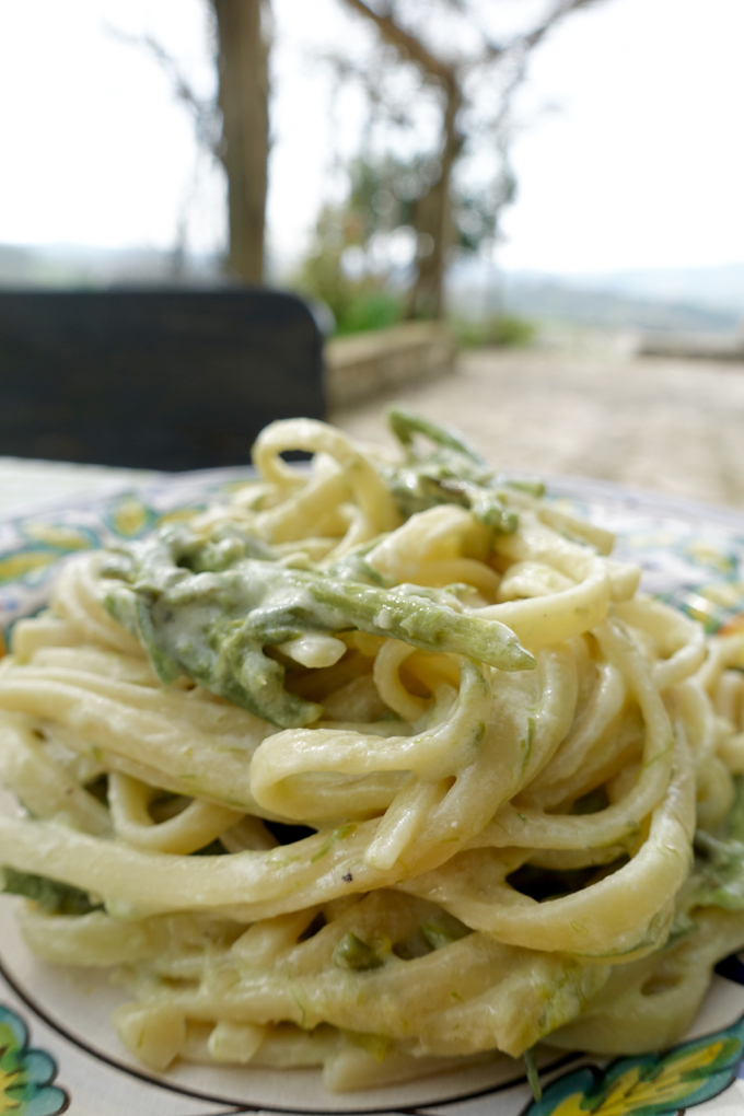 Wild Asparagus Pasta Elizabeth Minchilli