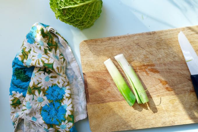 Pasta with Cabbage & Gorgonzola