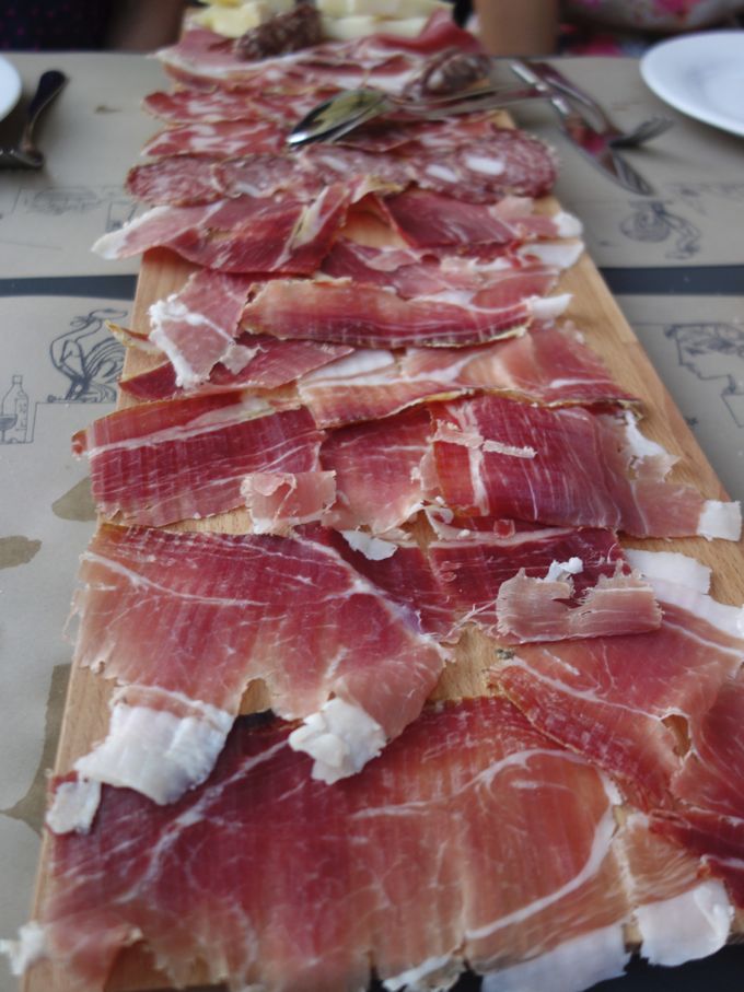 Prosciutto, Vineria San Fortunato, Todi