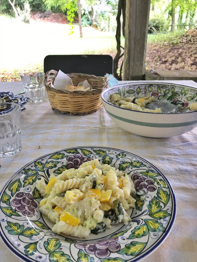 Pasta with Zucchini and Ricotta