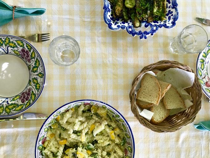 Pasta with Zucchini and Ricotta