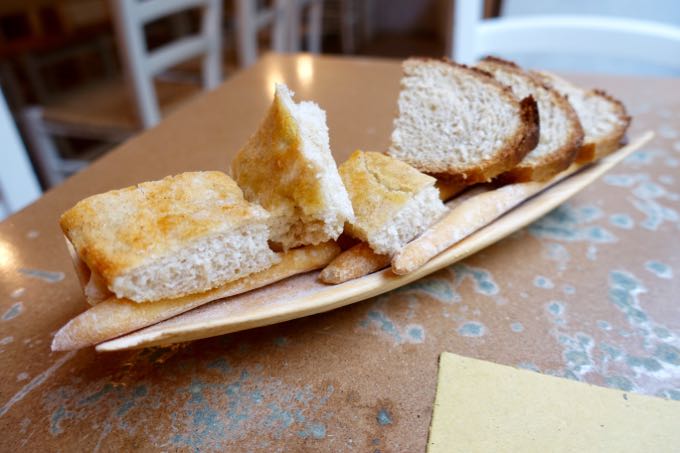 Eating Bread in Italy