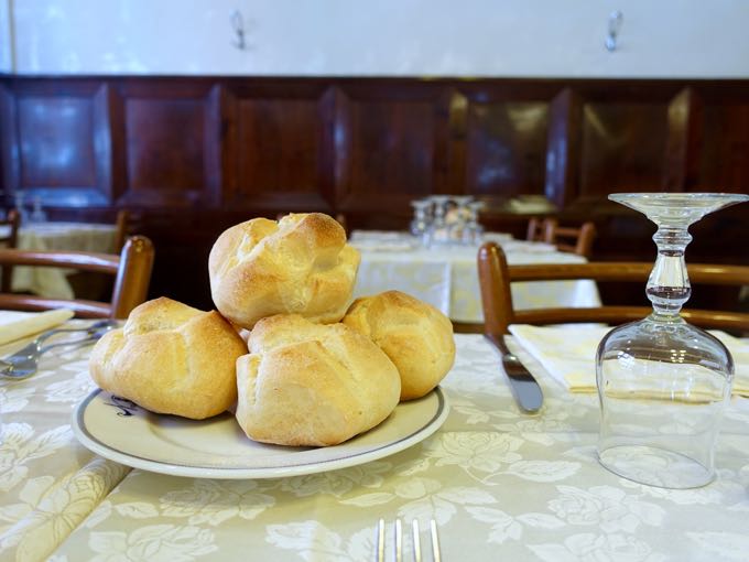 Eating Bread in Italy