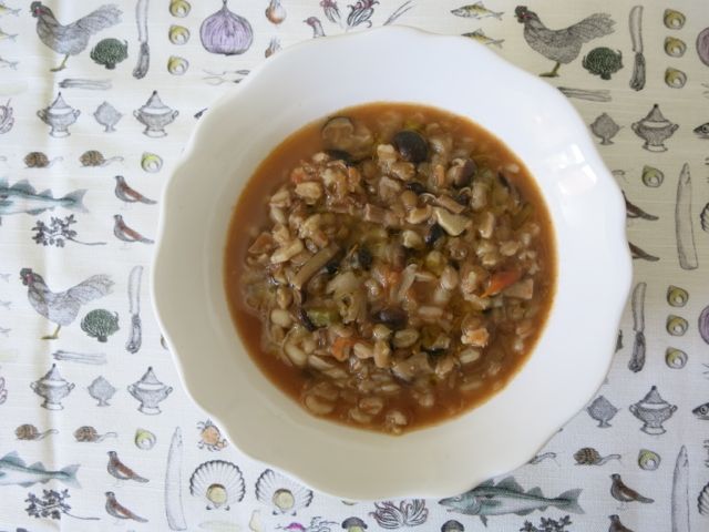 grain and bean soup www.elizabethminchilli.com