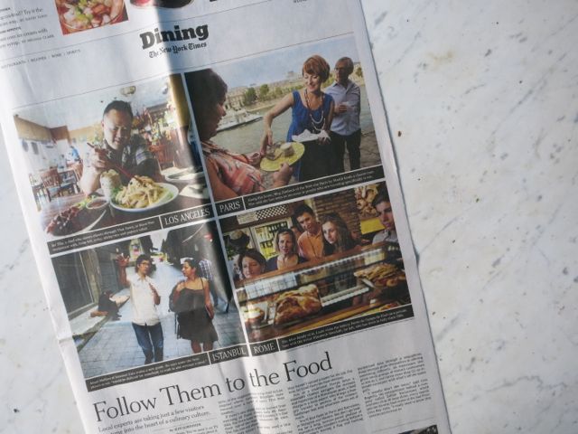The New York Times, Wednesday July 31 2012, Dining Section, Page 1. 