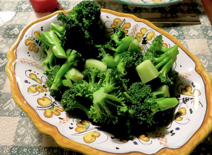 Broccoli for Swiss Cheese Fondue