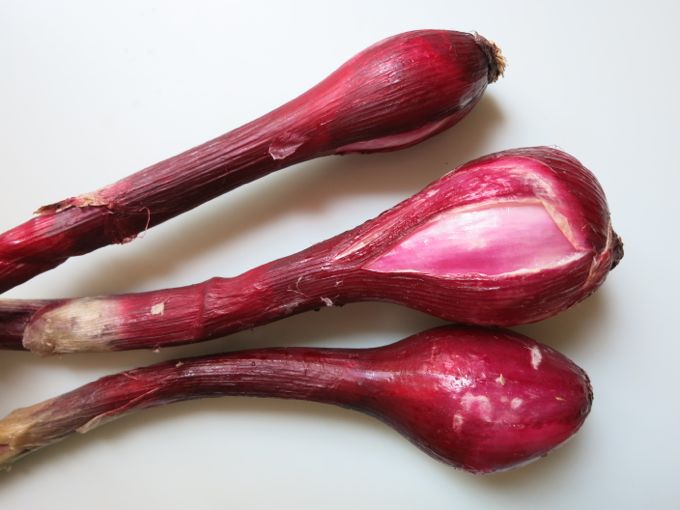 red onions for green bean salad