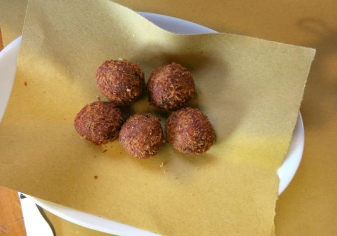 Tripe Meatballs,  Osteria Tripperia Il Magazzino