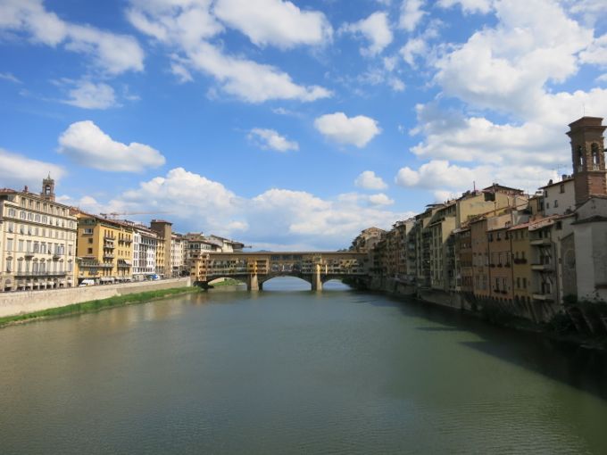 View of Ponte Vecchio from Ponte di Santa Trinita