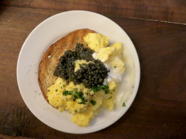 Buvette - Eggs with Caviar
