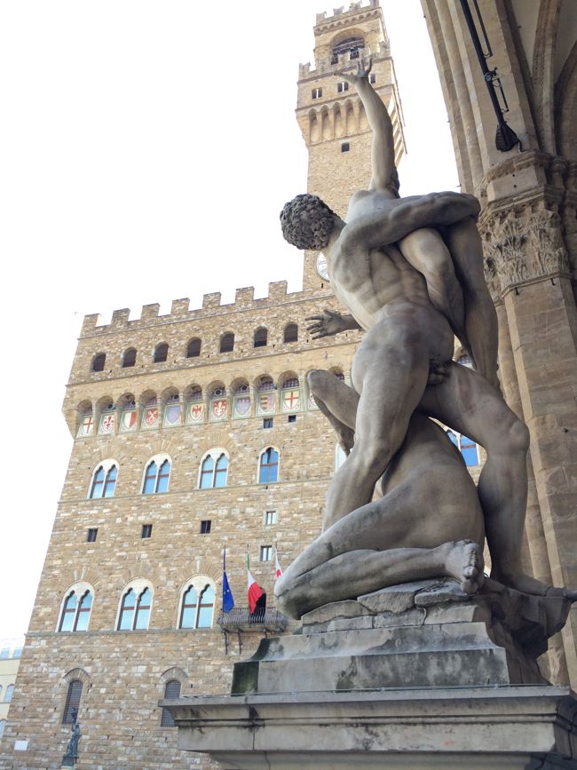 Rape of the Sabine, Piazza della Signoria, Florence