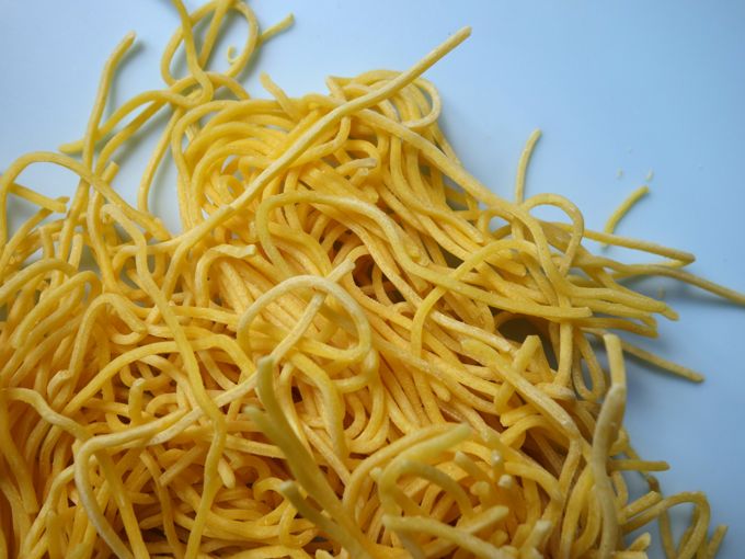 Pasta: Pasta w: Zucchini and Colatura 