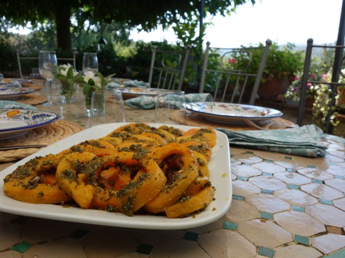 Roasted Butternut Squash with Sage  Pesto