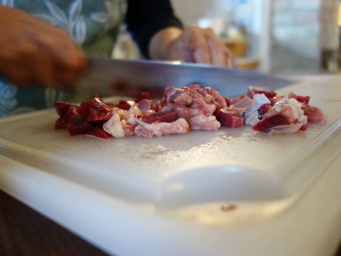 Chopping Giblets