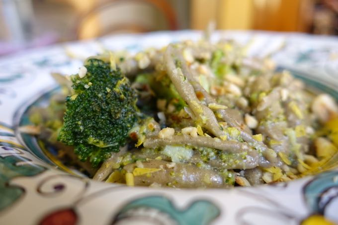 Broccoli, Lemon and Hazelnut Pasta