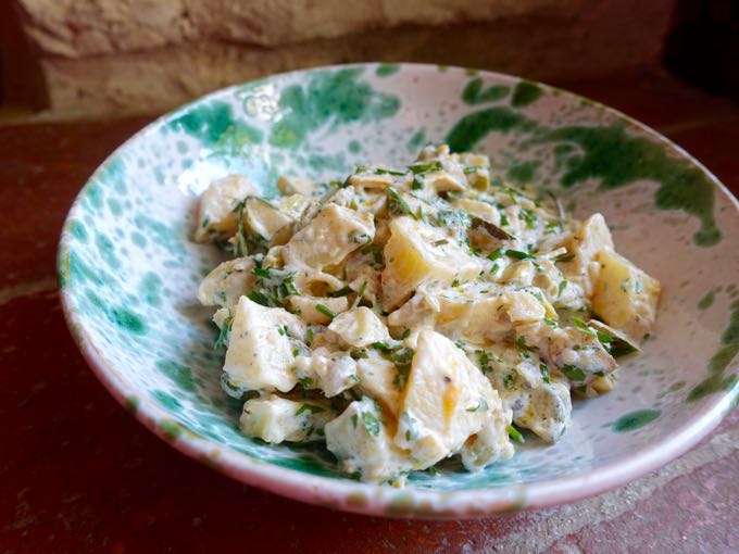 Roasted Potato Salad, Elizabeth Minchilli