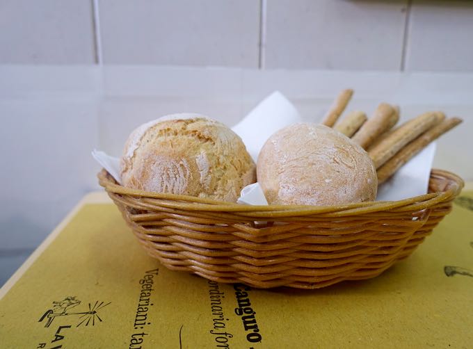 Eating Bread in Italy