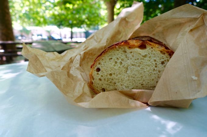 Eating Bread in Italy